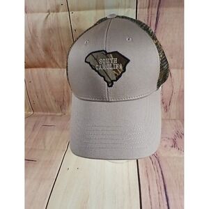 South Carolina Camo Meshback Snapback Adjustable Hat Cap  Captivating Headwear